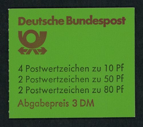 Bund Markenheftchen Nr. 24I K1 oZ postfrisch