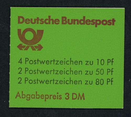 Bund Markenheftchen Nr. 24b oZ postfrisch