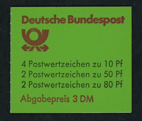 Bund Markenheftchen Nr. 24a oZ postfrisch