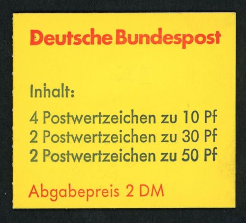 Bund Markenheftchen Nr. 22Ia oZ postfrisch