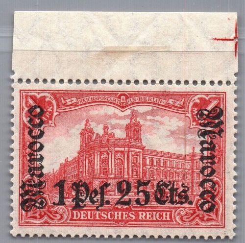 Dt. Auslandspostämter Marokko Michel Nr. 43 I postfrisch geprüft