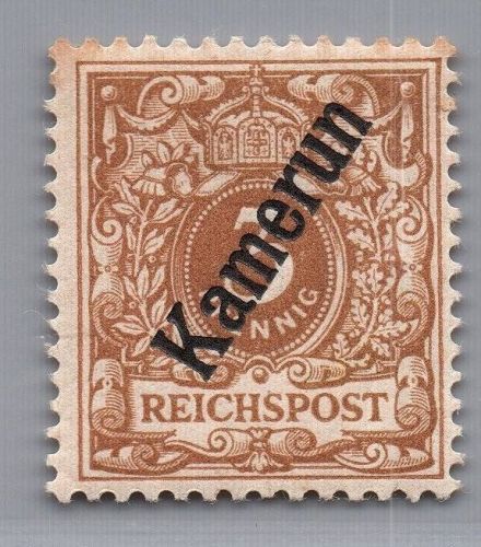 Deutsche Kolonien Kamerun Michel Nummer 1e ungebraucht Falz geprüft