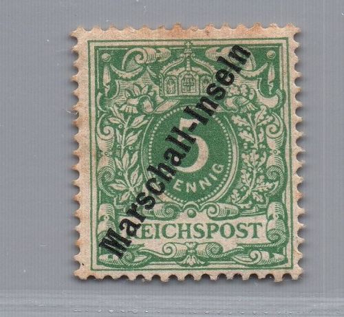 Deutsche Kolonien Marshall Inseln Michel Nummer 2I ungebraucht geprüft