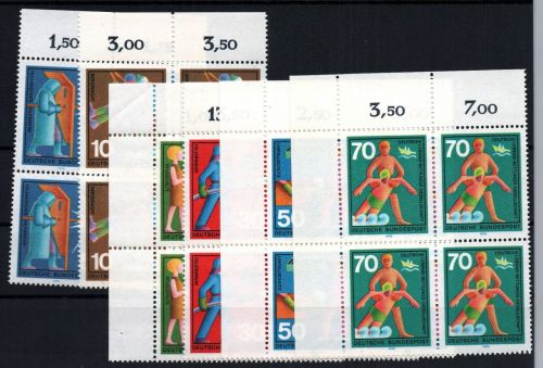 Bund Michel Nummer 629 - 634 Viererblock postfrisch