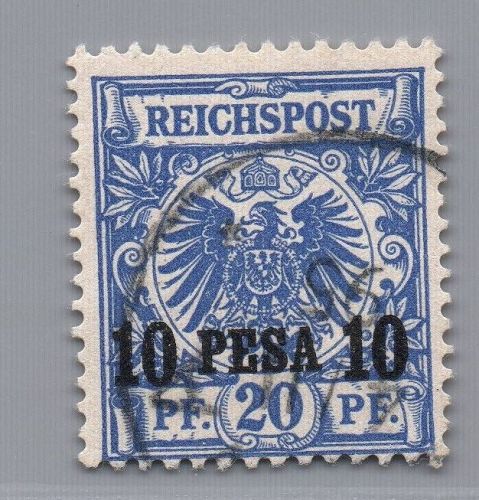 Dt. Kolonien Deutsch Ostafrika Michel-Nr. 4 gestempelt