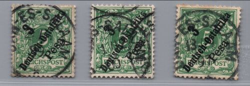 Dt. Kolonien Deutsch Ostafrika Lot Michel-Nr. 7 gestempelt