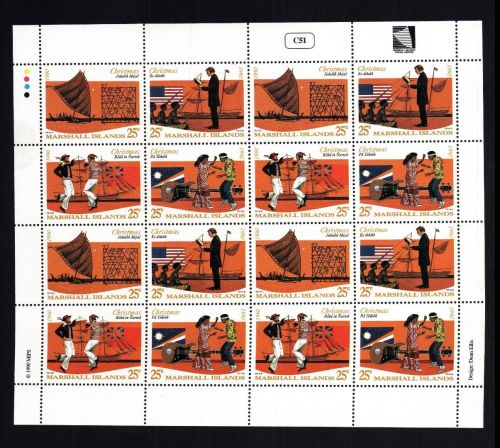 Marshall Inseln Michel Nr. 325 - 328 Kleinbogen postfrisch