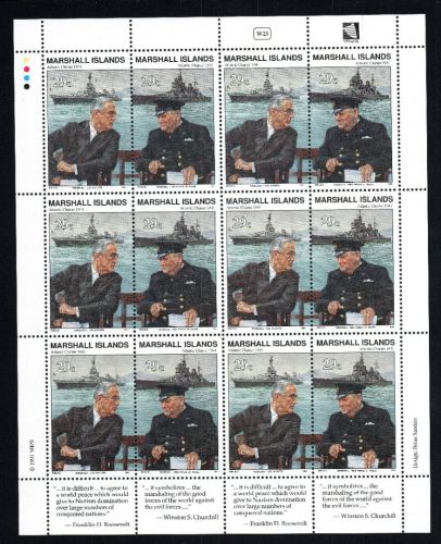 Marshall Inseln Michel Nr. 370 + 371 Kleinbogen postfrisch