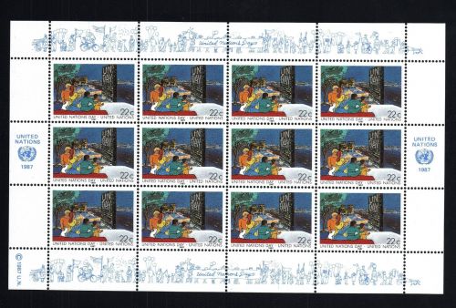 UNO New York Kleinbogen Michel Nr. 540 + 541 postfrisch