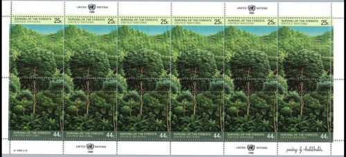 UNO New York Kleinbogen Michel Nr. 547 + 548 postfrisch