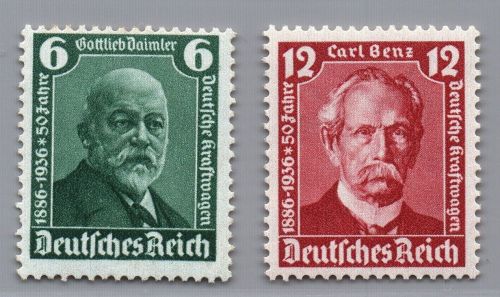 Dt. Reich Michel Nummer 604 + 605 postfrisch