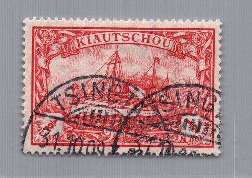 Dt. Kolonien Kiautschou Michel Nr. 34 gestempelt