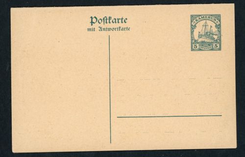Kamerun Ganzsache P20 ungebraucht