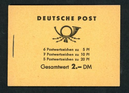 DDR Markenheftchen Michel Nummer MH 3b postfrisch - vollständig