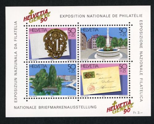 Schweiz Block Nummer 26 postfrisch 1990
