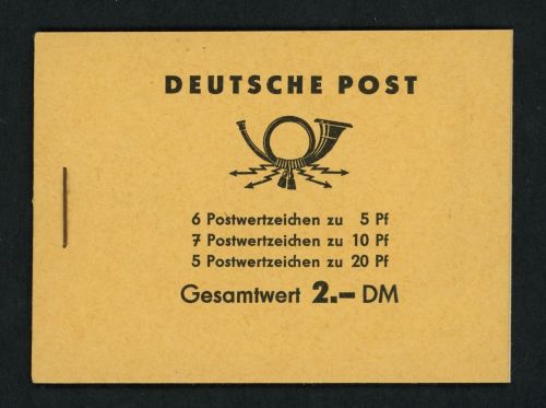 DDR Markenheftchen Michel Nummer MH 3b postfrisch - vollständig
