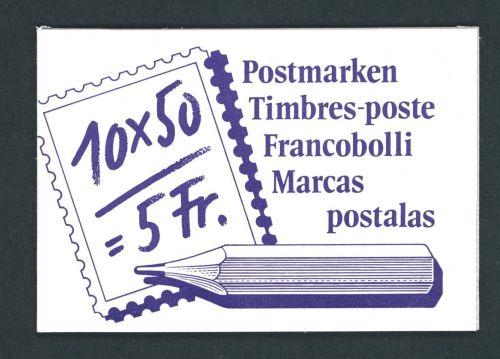 Schweiz Markenheftchen 0-84 gestempelt 1988