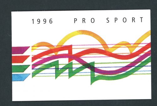 Schweiz Markenheftchen 0-104 Pro Sport gestempelt 1995