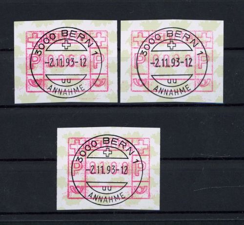 Schweiz Automatenmarken Lot Michel Nr. 5 gestempelt