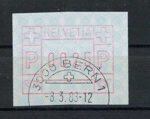 Schweiz Automatenmarken Lot Michel Nr. 3 gestempelt