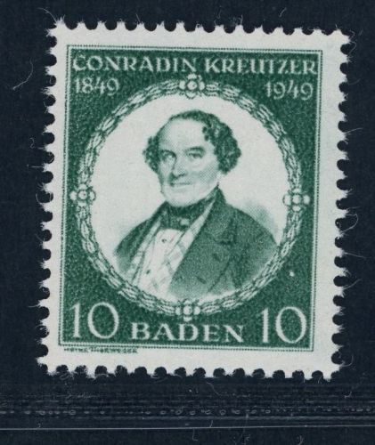 Alliierte Besetzung Franz. Zone Baden Nummer 53 postfrisch