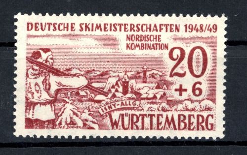 All. Besetzung Franz. Zone Württemberg Michel Nr. 39 postfrisch