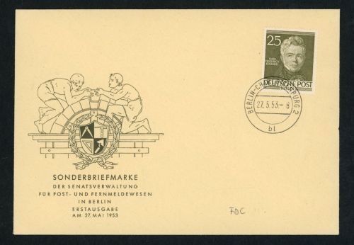 Berlin FDC Michel Nummer 98