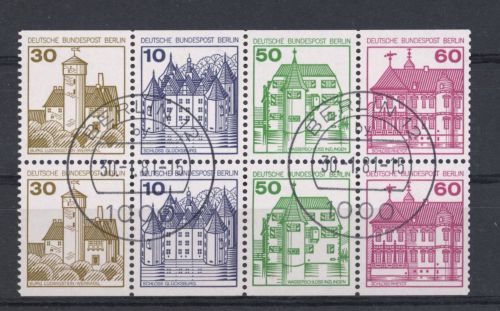 Berlin Zusammendrucke Hblatt 20 gestempelt
