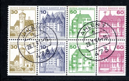 Berlin Zusammendrucke Hblatt 20 gestempelt