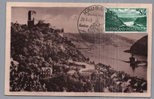 Alliierte Besetzung Franz. Zone Rheinland Pfalz - Kaub SST 1948
