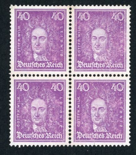 Dt. Reich Michel Nummer 395 postfrisch 4er Block