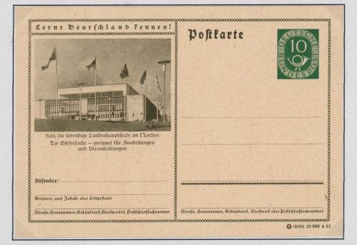 Bund Ganzsache P16II ungebraucht