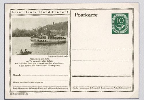 Bund Ganzsache P17 ungebraucht