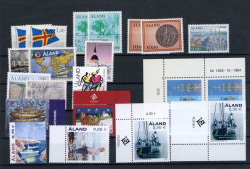 Aland Lot postfrischer Marken