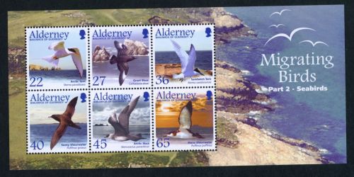 Alderney Block Nummer 14 postfrisch