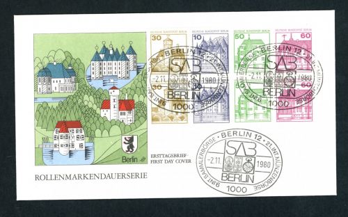 Berlin FDC H-Blatt 20, 1980
