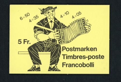 Schweiz Markenheftchen 78k gestempelt 1984