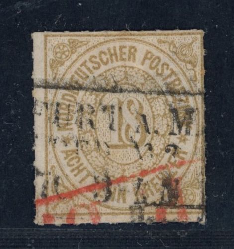 Norddeutscher Bund Michel Nummer 11 gestempelt