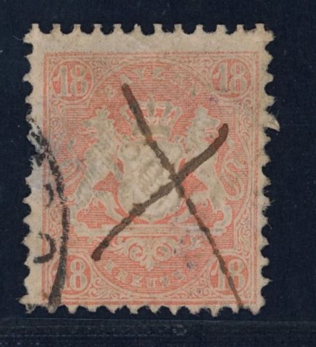 Bayern Michel Nummer 27Xa gestempelt - dünne Stelle rechts