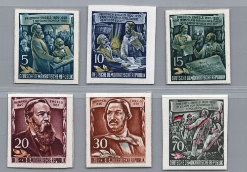 DDR Michel Nummer 485B - 490B postfrisch