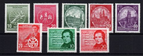 DDR Michel Nummer 521 - 529 postfrisch