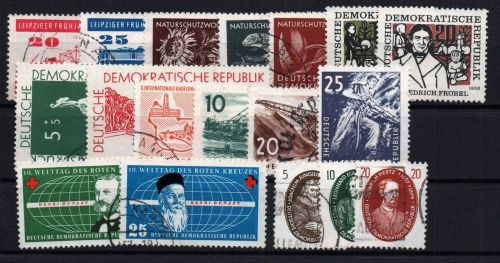 DDR Michel Nummer 559 - 576 gestempelt