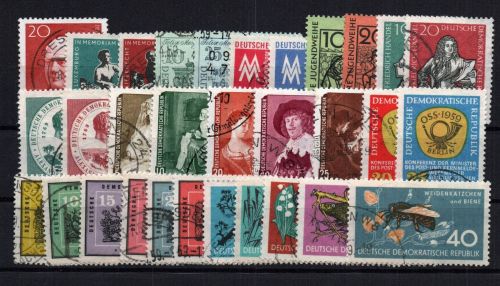 DDR Michel Nummer 673 - 701 gestempelt
