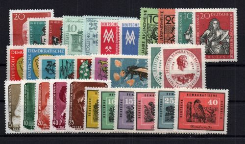 DDR Michel Nummer 673 - 701 postfrisch