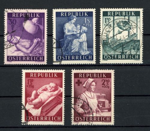 Österreich Michel Nummer 999 - 1004 gestempelt
