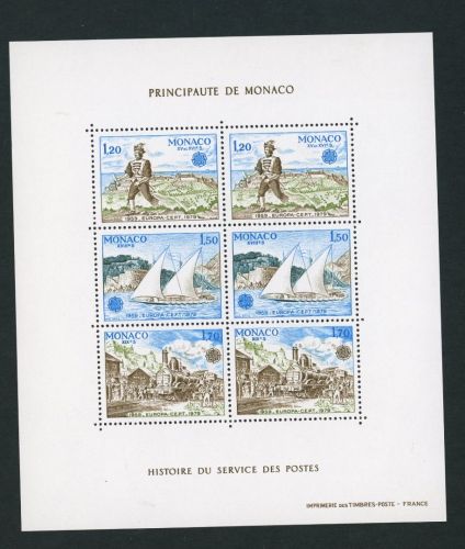 Monaco Block Nummer 15 postfrisch