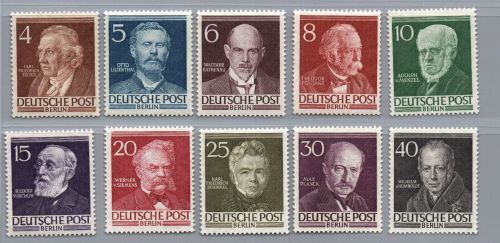 Berlin Michel Nummer 91 - 100 postfrisch