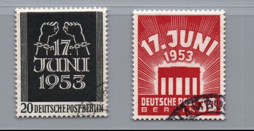 Berlin Michel Nummer 110 + 111 gestempelt