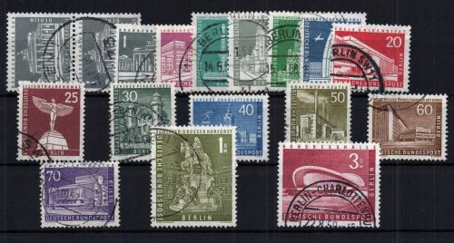 Berlin Michel Nummer 140 - 154 gestempelt