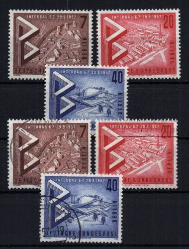 Berlin Michel Nummer 160 - 162 postfrisch + gestempelt